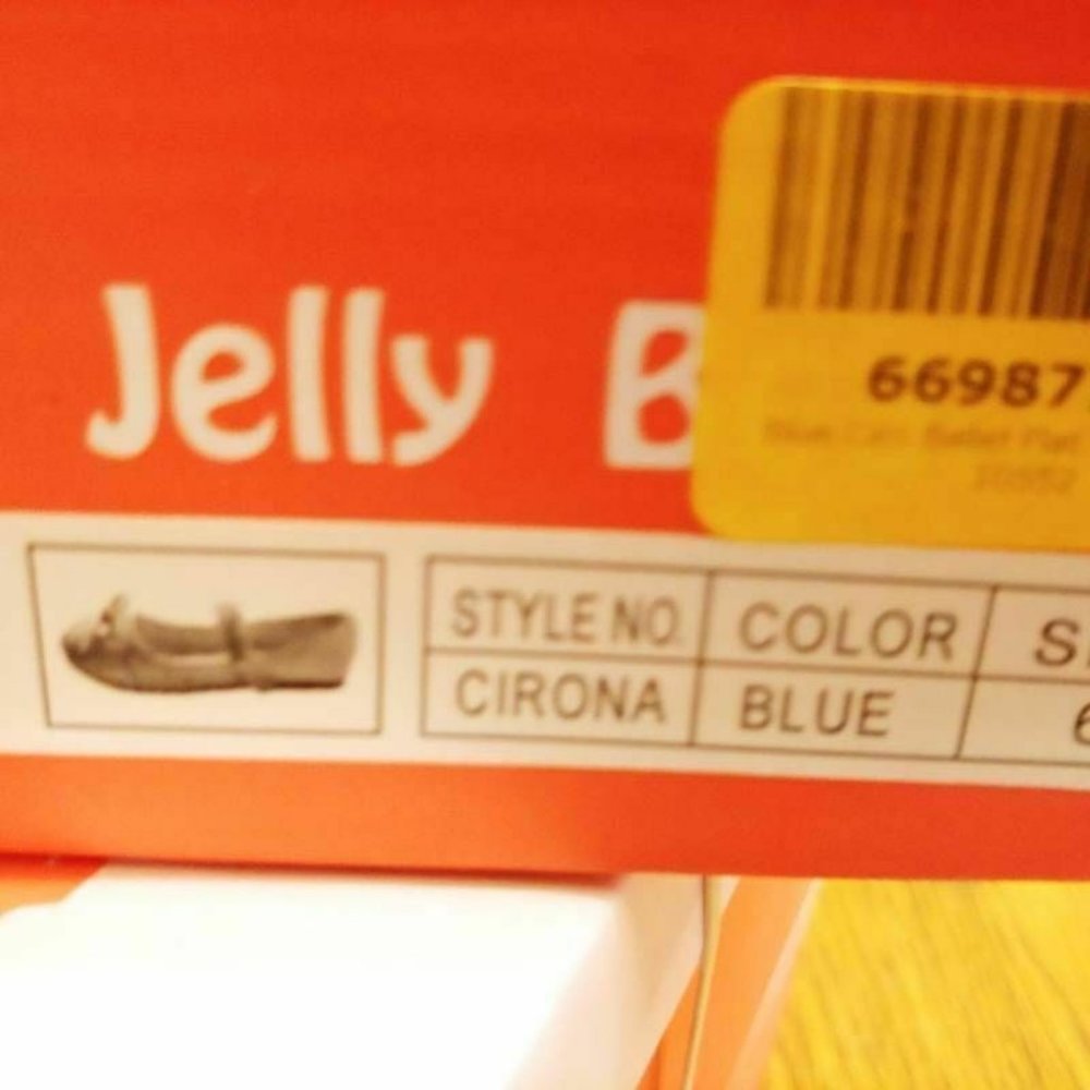 JELLY BEANS Baby Girls Cirona Flat Shoes 6 New - Picture 10 of 10